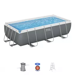 Бассейн каркасный 404x201x100 см прямоугольный с аксессуарами BESTWAY 56441
