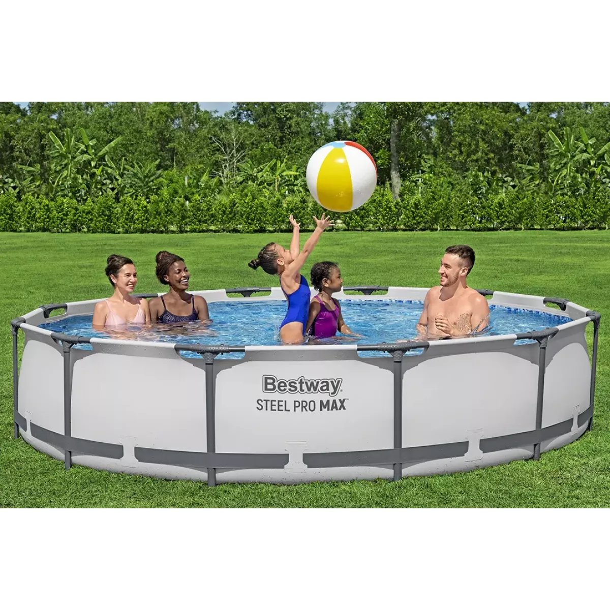 Бассейн каркасный 366x76 см круглый с фильтром-насосом BESTWAY 56416 Бассейн каркасный 366x76 см круглый с фильтром-насосом BESTWAY 56416